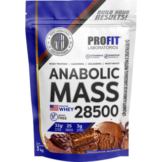 Anabolic Mass 28500 Hipercalórico Ganho de Peso 3kg Profit Labs