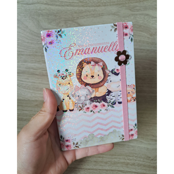 Porta certidão de nascimento personalizado. | Shopee Brasil