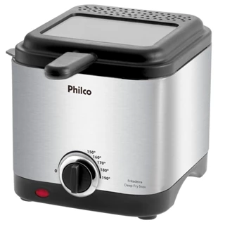 Fritadeira Elétrica Philco Deep Fryer 1,8 Litros Inox