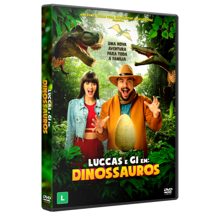Dvd Luccas E Gi Em: Dinossauros (2024) Dublado/leg (autorado) | Shopee  Brasil