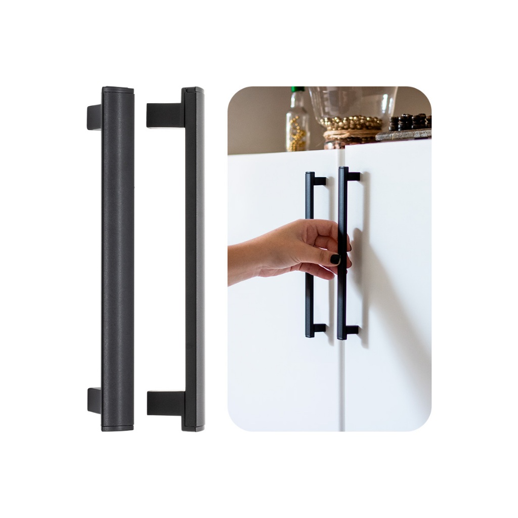 3 Peças Puxadores Para Cômodas Portas De Armários Modelo Athos 128mm ...