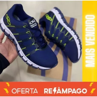 Tênis Olymp Masculino Confortável Dia a Dia Academia