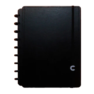 Caderno Inteligente Basic Black Médio 80 Folhas