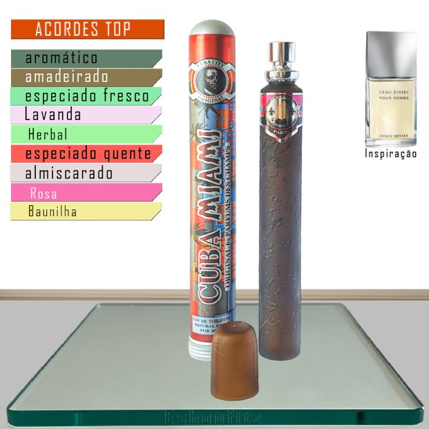 Cuba Miami Masculino Edt 35ml | Shopee Brasil