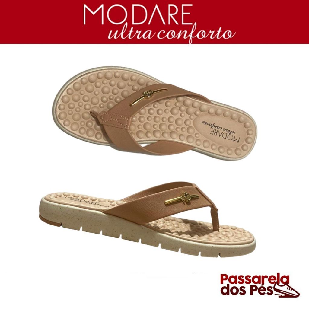 Chinelo de Dedo Modare Ultraconforto Ref:7162217 | Shopee Brasil