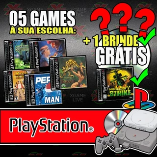 05 GAMES PS1 + 1 GAME Extra A sua escolha - By XGAMELIVE