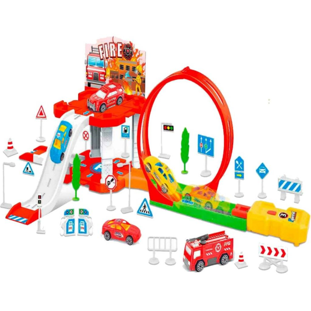 Pista de Carrinho Brinquedo Menino Hot wheels Várias Peças Divertidas Envio Rápido