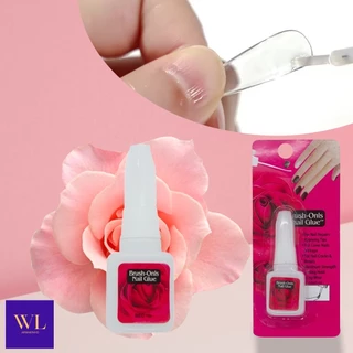 Kit 1/2/3 Cola de Unha Postiça Profissional Instantâneo Realista com Pincel /Tips/Gel/Fibra E Porcelana Com Aplicador em Oferta na Shopee