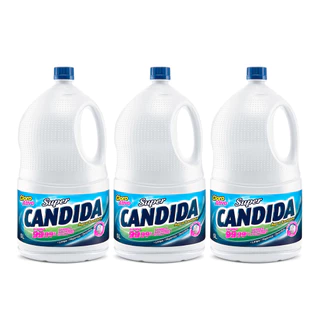 Kit 3und Água Sanitária Super Cândida 5L cada
