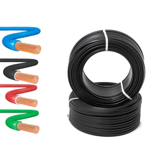 Fio Elétrico 2,5mm 20-30-40-50 Metros Cabo Flexível 2 5mm2 Anti-chama PVC Residencial 450v FastFlex