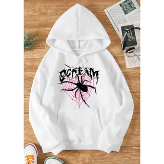 Moletom Canguru Scream Aranha Teia Spider Blusa