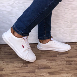 Sapatenis Masculino Casual Street Original Tênis Air Academia Calce Fácil Elastico sola alta