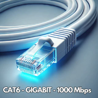 Cabo De Rede Cat6 15 Metros branco Gigabit