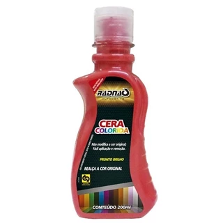 CERA COLORIDA VERMELHA 200ML RADNAQ