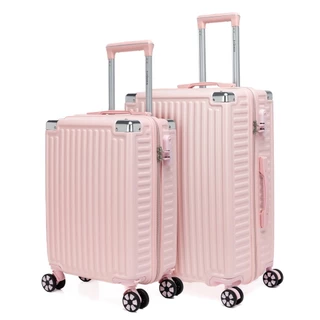 Kit 2 Malas de Viagem Bordo Media 10kg 23Kg Rodas 360