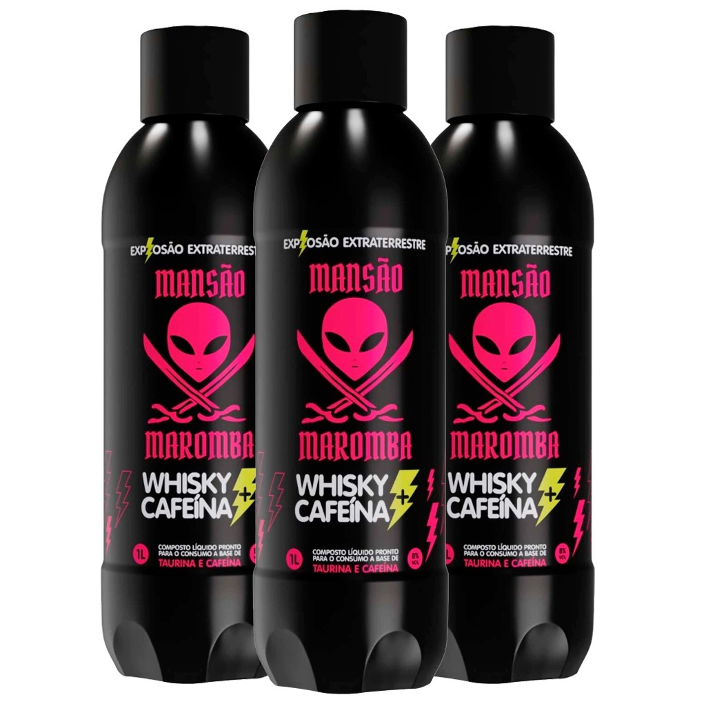 Kit 3X1 Drinks Mansão Maromba 1litro | Shopee Brasil