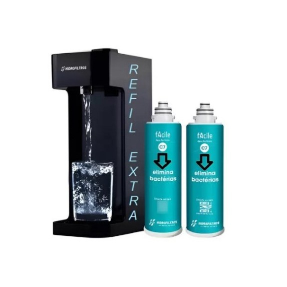 Purificador Filtro Agua Hidrofiltros C7 Tecnologia Bac - Anti Bacterias