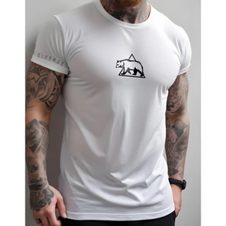 Camiseta DIVERSE ESTILOS Masculina Street Wear Camisa 100% Algodão Manfinity