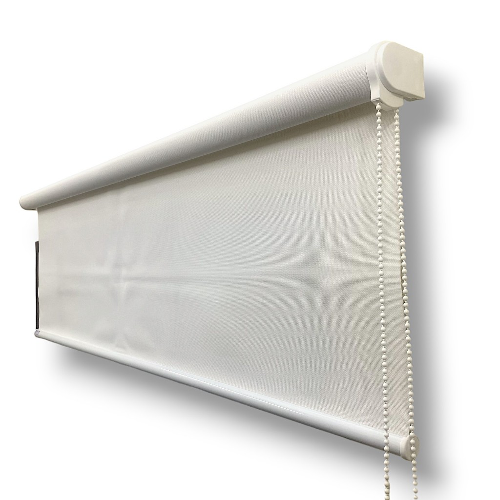 Cortina Persiana Rolo Tela Solar 1% Privacidade Pronta Para Instalar Fácil Limpeza Ambientes Gerais