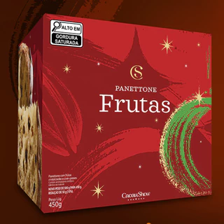 Panettone de Frutas 450g Cacau Show