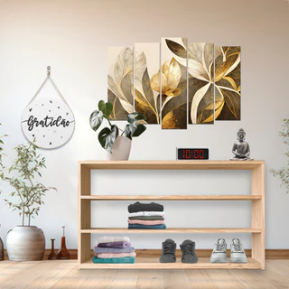 Estante Madeira Resistente Alta Qualidade Fácil Montagem Design Aparador Multi Uso