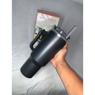 Caneca Térmica Inox 1200ML C Canudo E Tampa