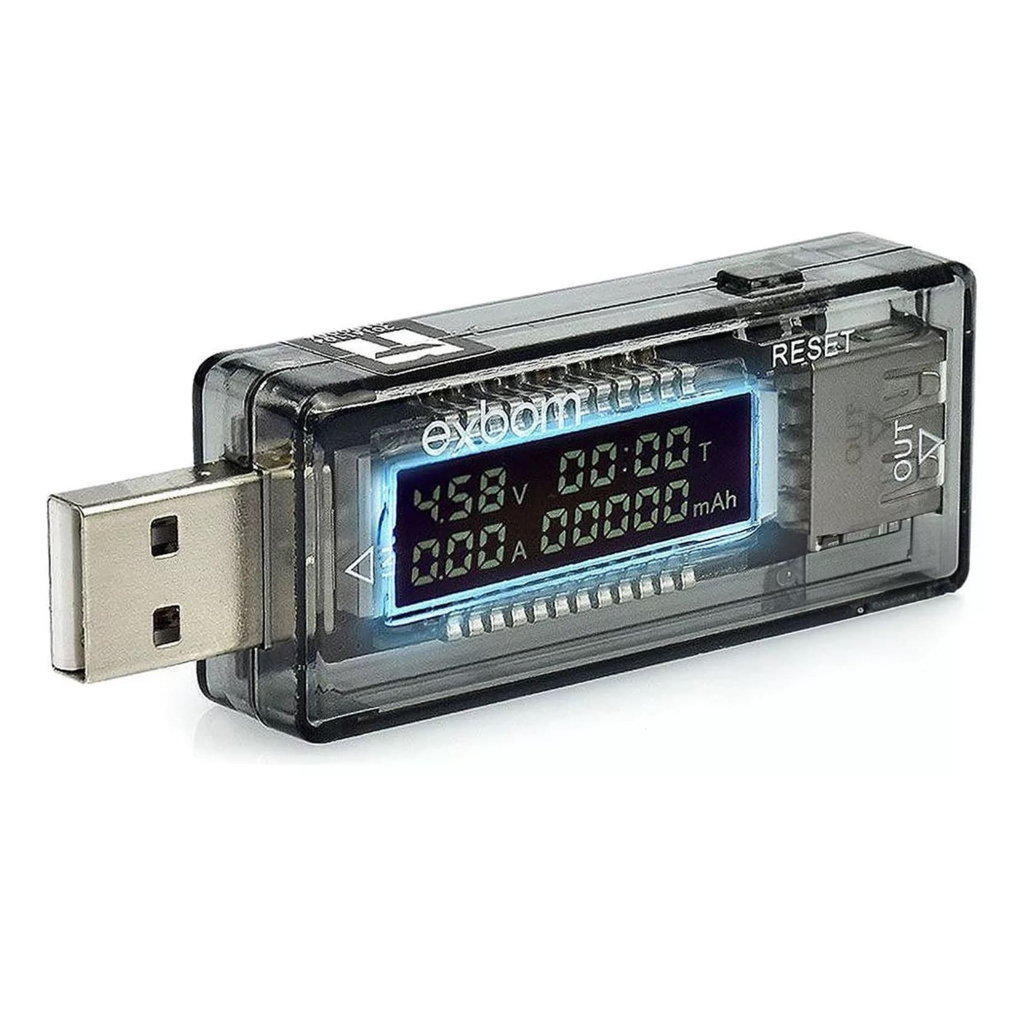 Teste de portas usb testa voltagem e consumo shopee brasil