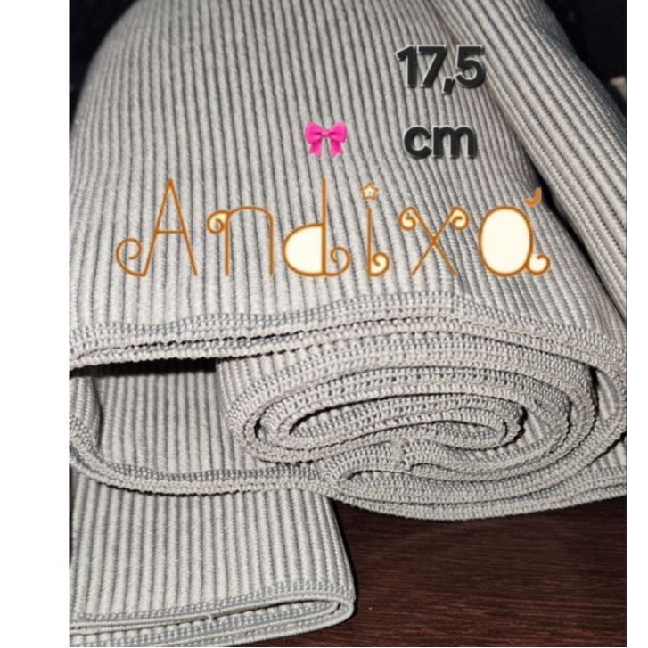 ELÁSTICO 17,5CM CANELADO REFORÇADO/LARGURA para ROUPA/BINDER/CINTO ...