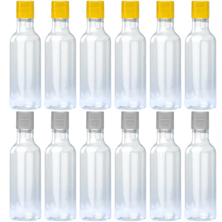 100 Garrafinhas De Plástico 50ml C/ Tampa em Oferta na Shopee