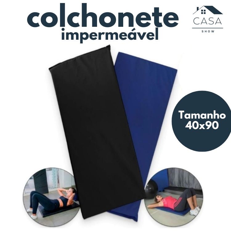 Colchonete Para Academia Treino Ginastica D28 Revestido Impermeável