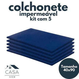 Kit Com 5 Colchonetes Para Academia Treino Ginastica Pilates D28 Revestido