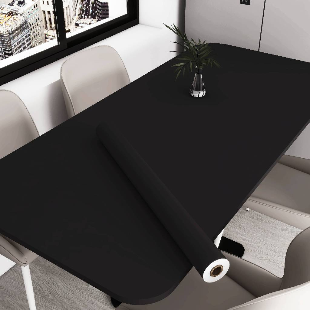 Papel Contact Adesivo 5 Metros Preto Fosco Lavável Promoção