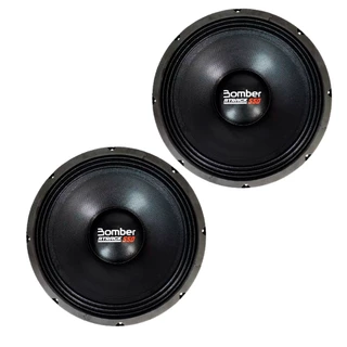 Kit Par Alto Falante Woofer Bomber 15 Pol Atrack 550W Rms 4 Ohms