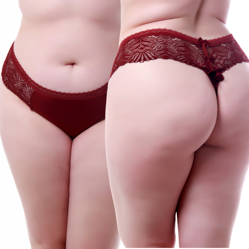 kit 2 calcinha feminina para gordinha sexy plus size 50 ao 54 laço no  bumbum sensual você linda e gostosa lingerie | Shopee Brasil