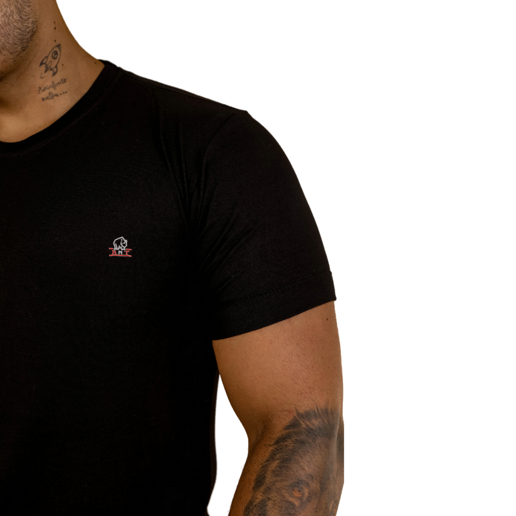 Camiseta Masculina Algodão COTTON suave em contato com a pele não causa ALERGIA