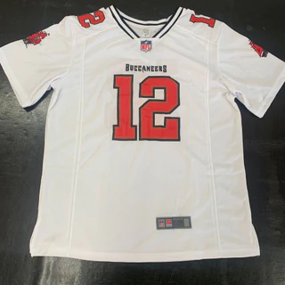 Camiseta Masculinos branca NFL buccaners Limitada Camisa De Futebol Americano Jersey