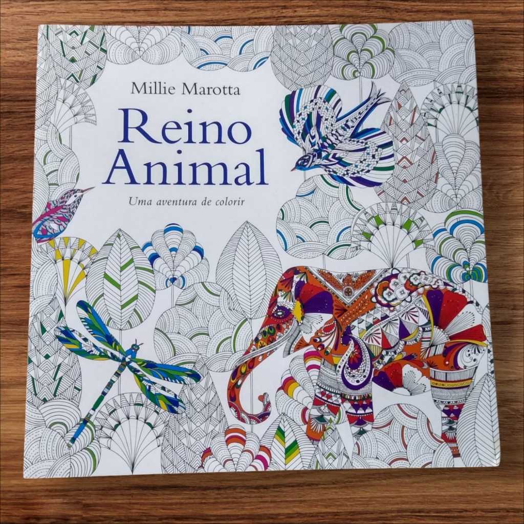 Reino Animal: Uma Aventura De Colorir - Millie Marotta | Shopee Brasil