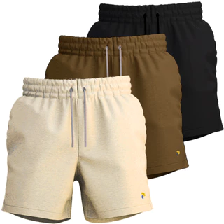 KIT 3 Short de Linho Premium Bermuda Masculina Moda Praia Luxo