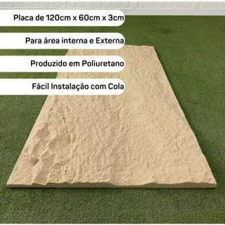 Painel de Pedra Artificial para Parede - Bege