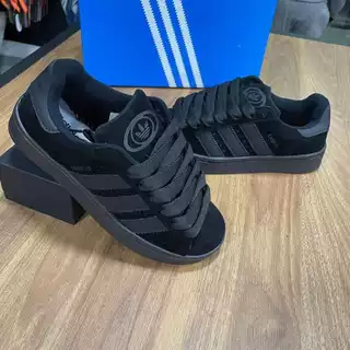 Tênis campus ALL BLACK LANÇAMENTO 2024 preto FEMININO E MASCULINO