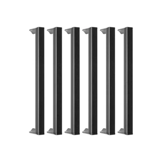 Kit 6 Peças Puxadores Alça Para Moveis Armarios Gavetas 160mm