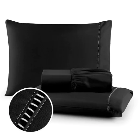 Kit Lençol - Extra Macio - 400 Fios - Micropercal - Varios Tamanhos e Cores