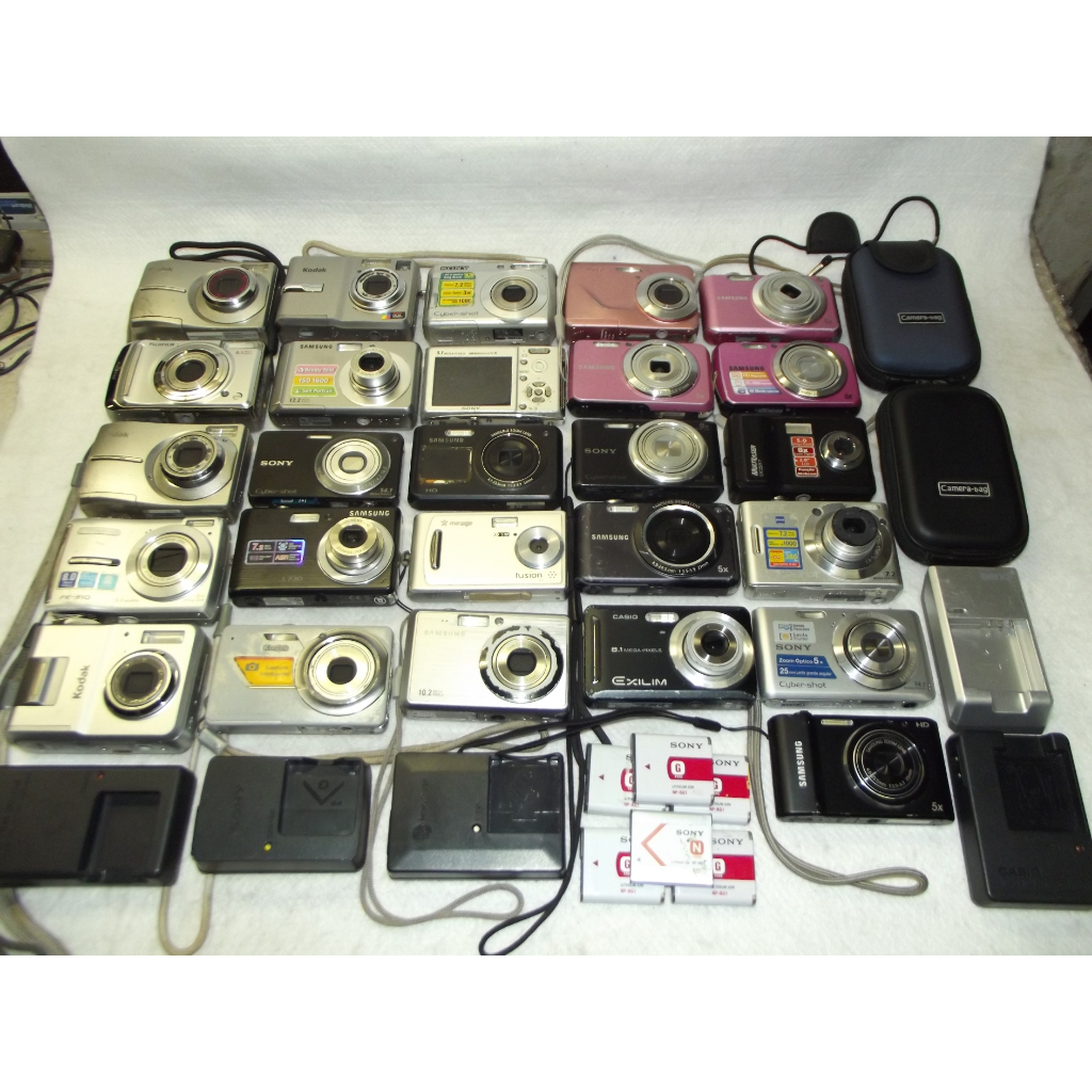 lote 26 cameras digital com acessorios | Shopee Brasil