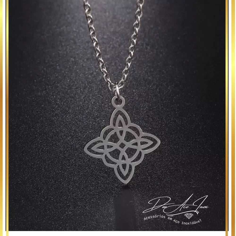 Colar Nó de Bruxa (Proteção Wicca)