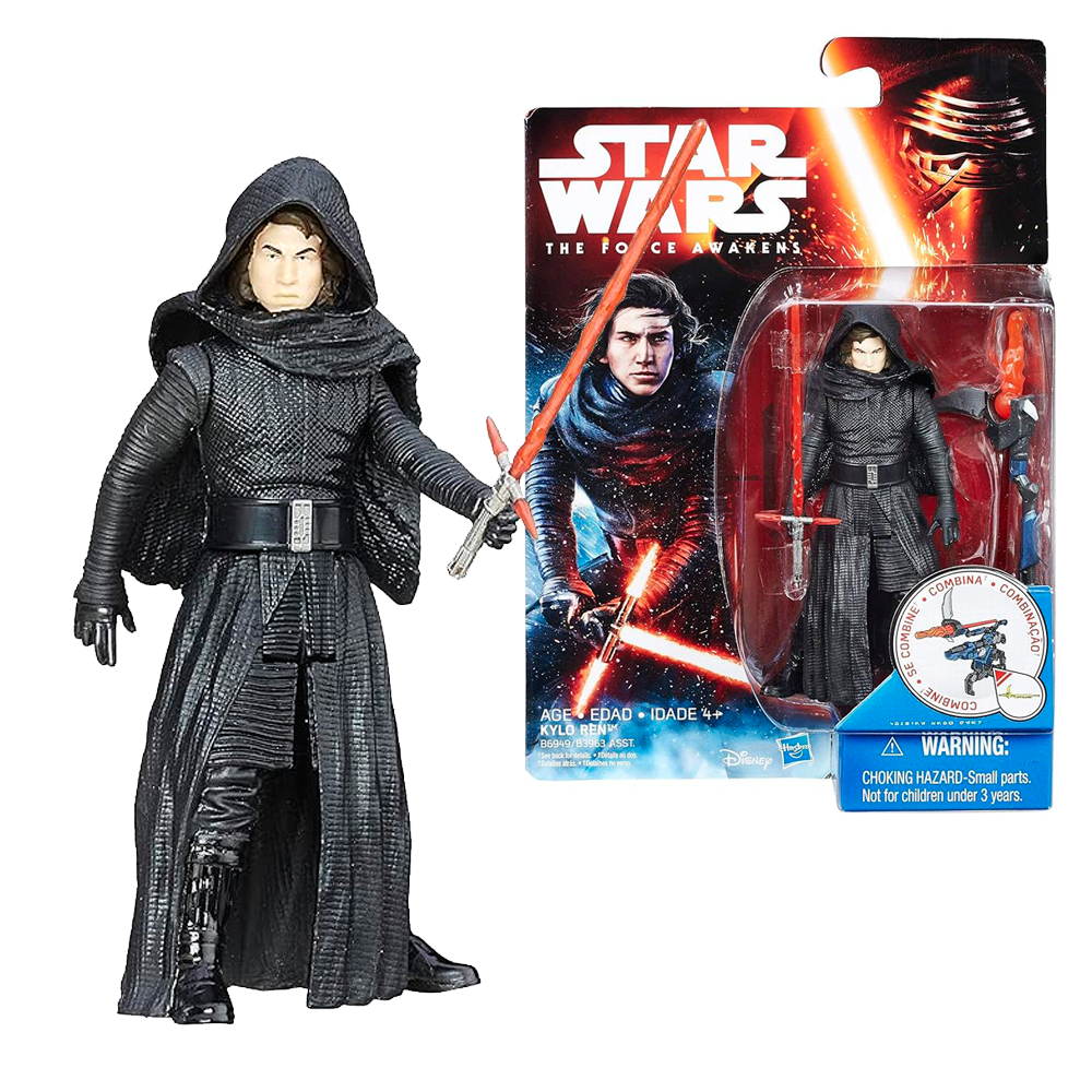 Boneco Star Wars Kylo Ren sem Máscara Ben Solo 10cm 3.75 vintage