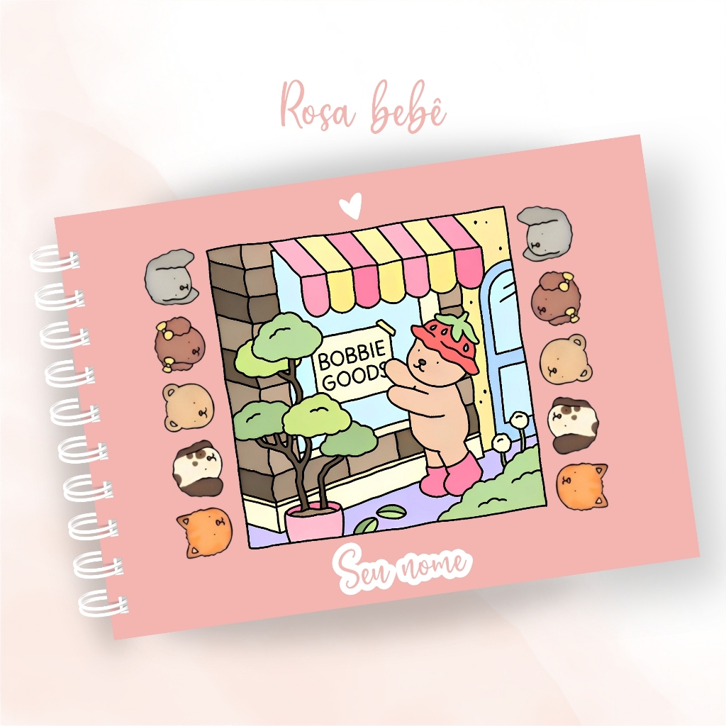 Bobbie Goods livro para colorir personalizado com nome - Com 174 ...