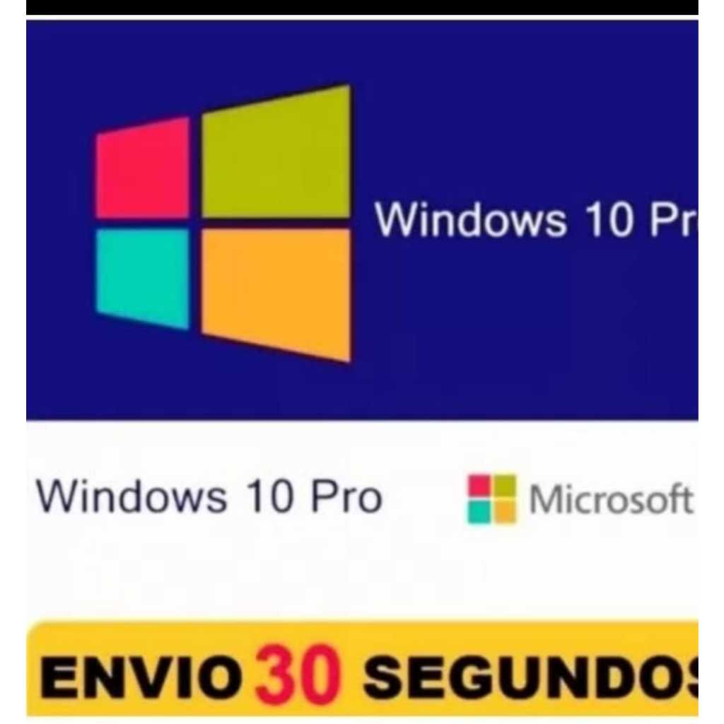 Windows 10 pro chave key original (envio imediato) leia a descrição