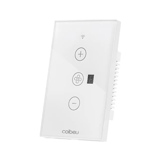 COIBEU Smart Wifi tuya Ventilador Ventilador de Teto Painel de Ventilador de Teto Tuya Controle de Voz Controle de Várias Velocidades Ajust Alexa Google