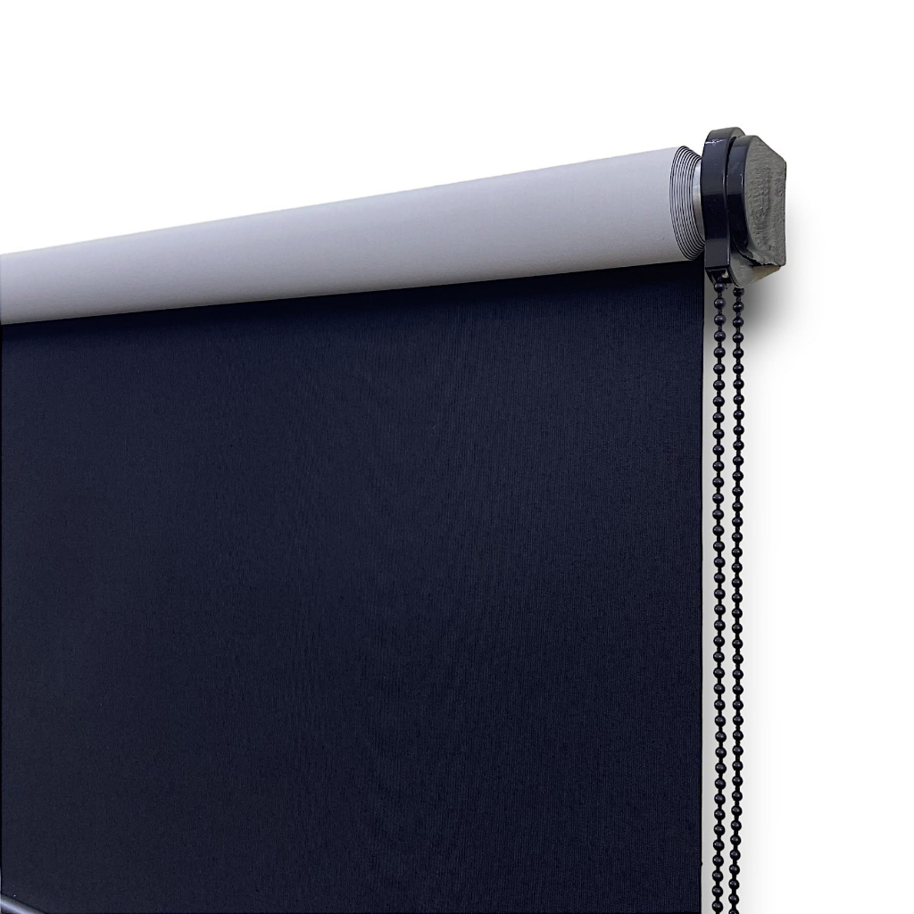 Cortina Persiana Rolo Blackout Preto 0% Escurece Ambientes Para Sala de Tv de Estar Quarto de Bebe