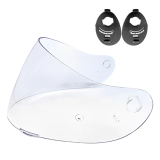 Viseira Capacete Fly F7 F8 Cristal + Par De Reparo